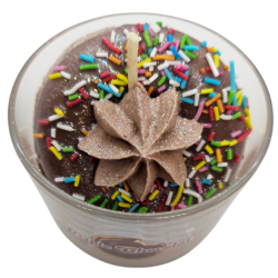 BOUGIE DONUT TRIPLE CHOCO - PEAU D'ÂNE