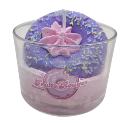 BOUGIE DONUT FRUITS ROUGES...