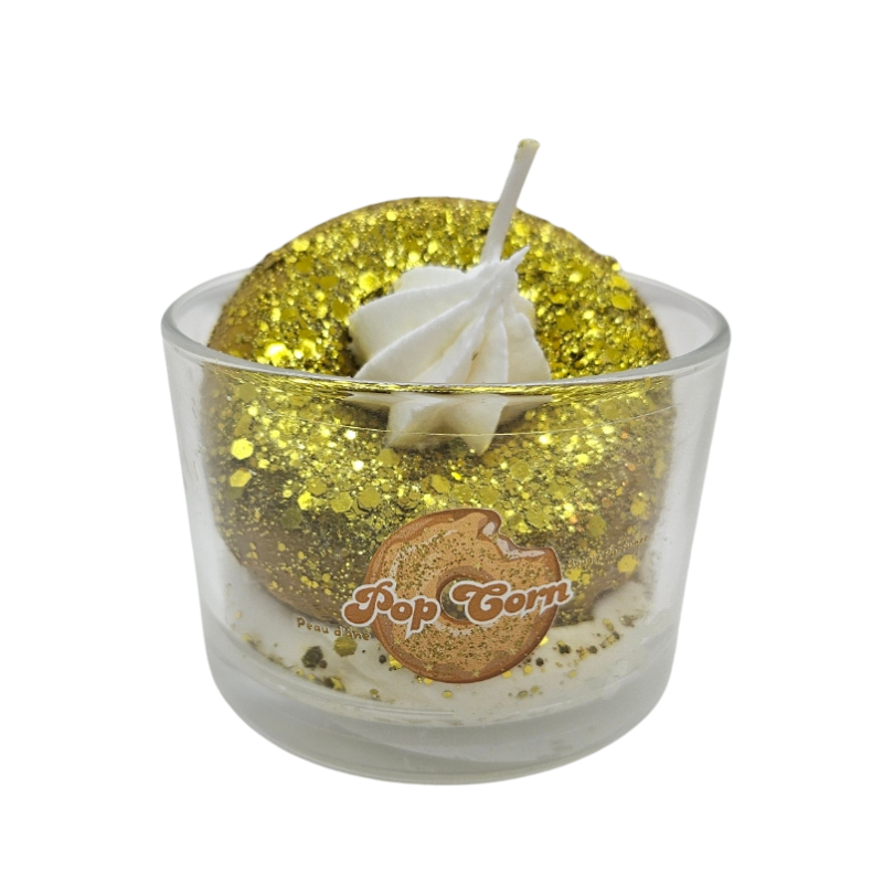 BOUGIE DONUT POPCORN - PEAU D'ÂNE