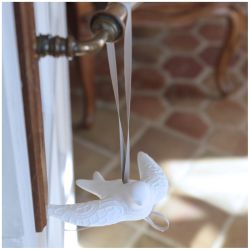 DÉCOR PARFUMÉ HIRONDELLE DENTELLE Grand Modèle - ASTREE - MATHILDE.M