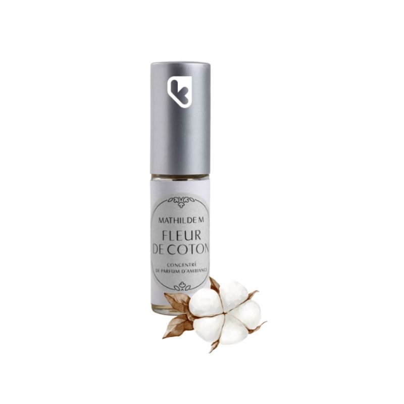 CONCENTRÉ DE PARFUM D'AMBIANCE 4ml - FLEUR DE COTON - MATHILDE.M