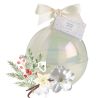BOUGIE PARFUMÉE DÉCORATIVE BOULE DE NOËL - Fête Nacrée - MUSC IRISE - MATHILDE.M
