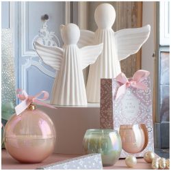 BOUGIE PARFUMÉE FÊTE NACRÉE 170G THE DE FETE- M.ATHILDE.M