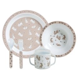 MON 1ER COFFRET REPAS - LA RONDE DES PETITS LAPINS - MATHILDE. M