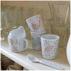 SET DE 3 VERRES AMOUR D'OISEAU - MATHILDE.M