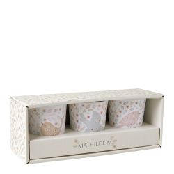 SET DE 3 VERRES AMOUR D'OISEAU - MATHILDE.M