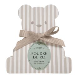 OURSON SURPRISES PARFUMÉES - POUDRE DE RIZ - MATHILDE. M