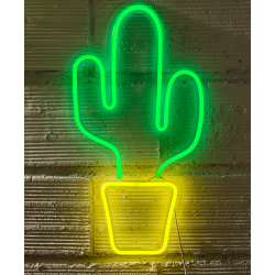 LED NÉON WALL CACTUS -...
