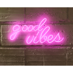 LED NÉON WALL GOOD VIBES -...
