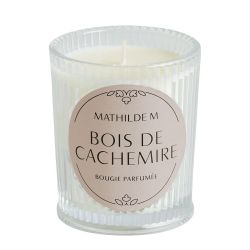 BOUGIE PARFUMEE 145G - BOIS DE CACHEMIRE - MATHILDE.M