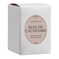 BOUGIE PARFUMEE 145G - BOIS DE CACHEMIRE - MATHILDE.M