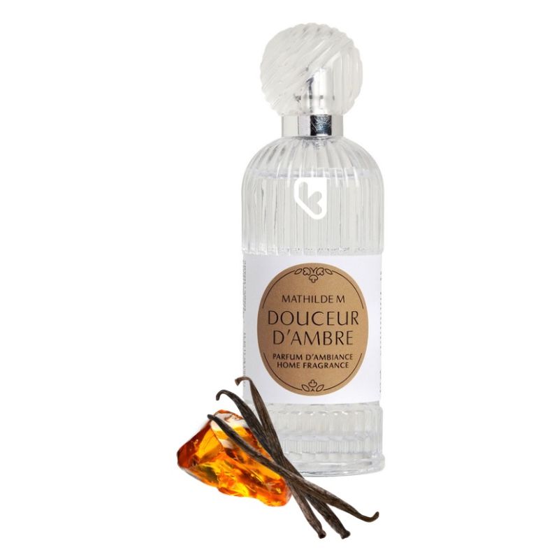 PARFUM D'AMBIANCE 100ML - DOUCEUR D'AMBRE - MATHILDE.M