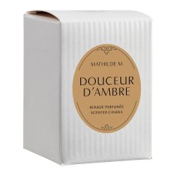 BOUGIE PARFUMÉE 145G - DOUCEUR D'AMBRE - MATHILDE.M