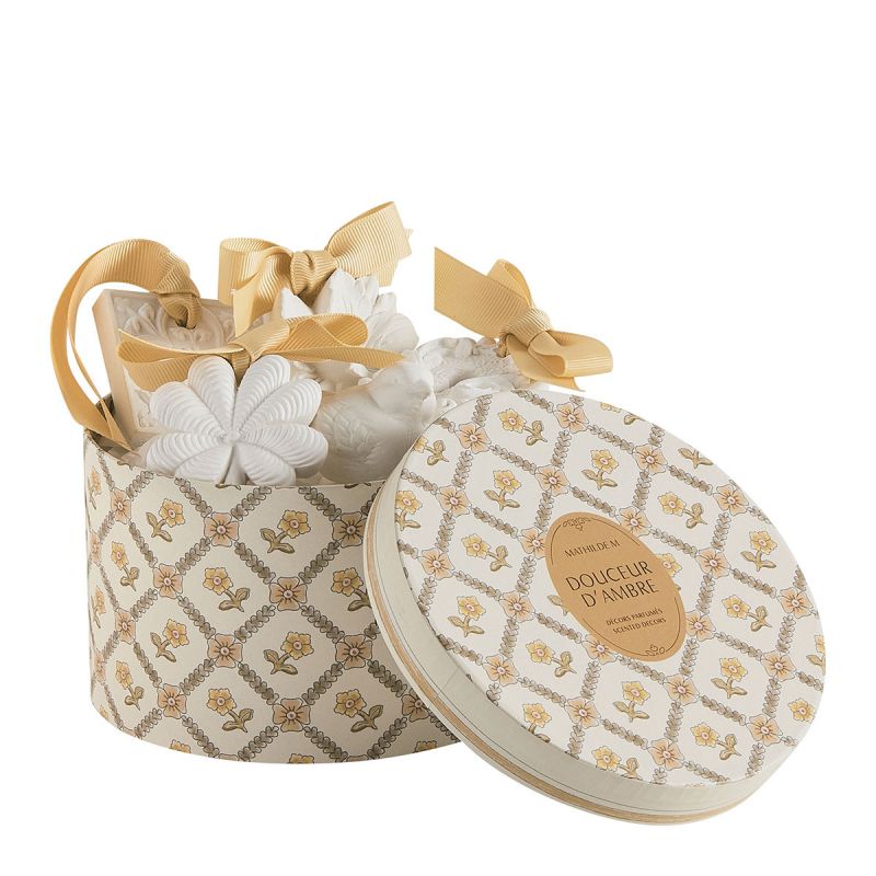 COFFRET DE 5 DÉCORS PARFUMÉS - DOUCEUR D'AMBRE - MATHILDE.M