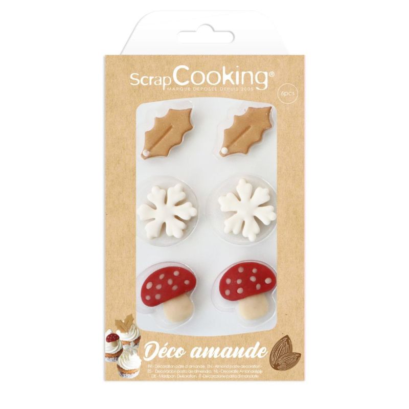 DÉCO HIVER PÂTE D'AMANDE - SCRAPCOOKING