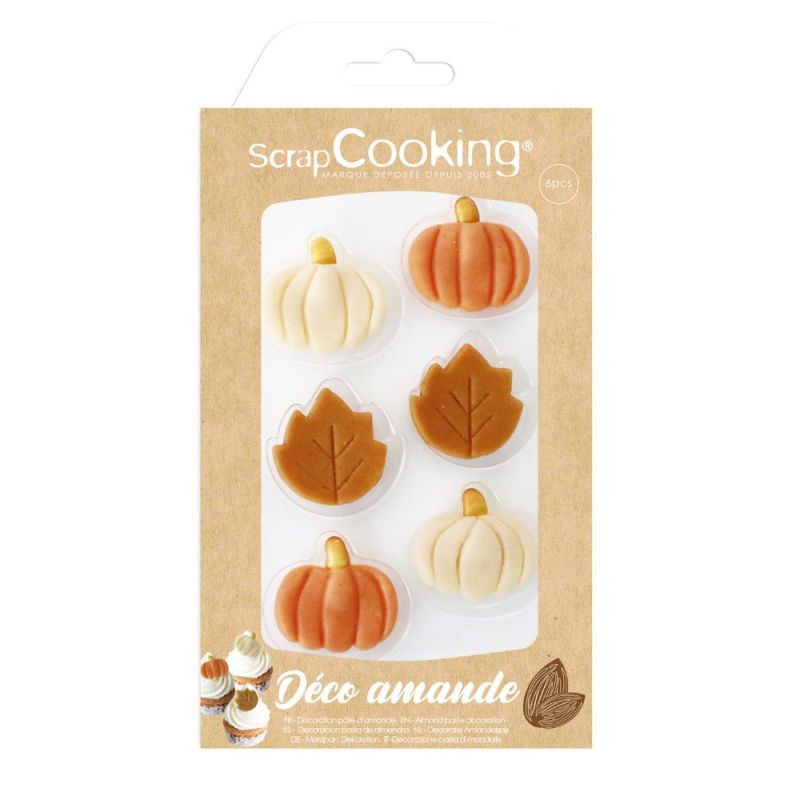 DÉCO AUTOMNE PÂTE D'AMANDE - SCRAPCOOKING
