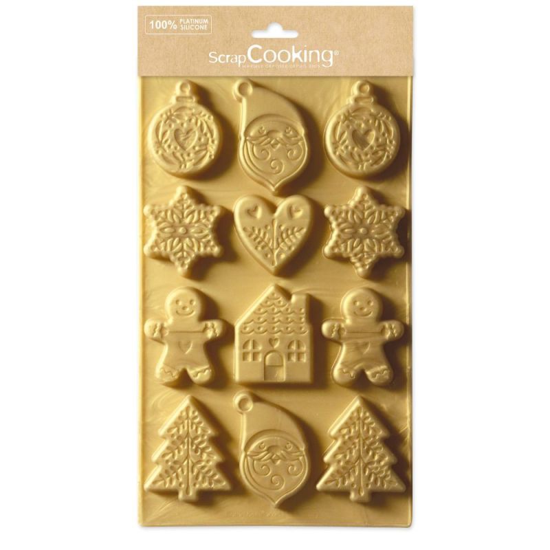 MOULE SILICONE "BISCUITS DE NOËL"- SCRAPCOOKING