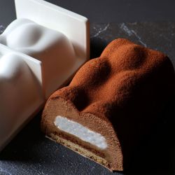 MOULE SILICONE BÛCHE/CAKE "OURSON" - SCRAPCOOKING