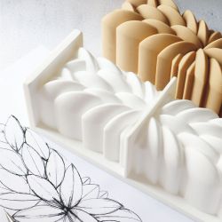 MOULE SILICONE BÛCHE 3D INSTANT - SCRAPCOOKING