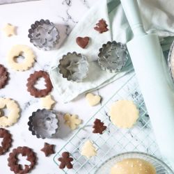 4 DÉCOUPOIRS LINZER SAPIN GINGER ÉTOILE COEUR - SCRAPCOOKING