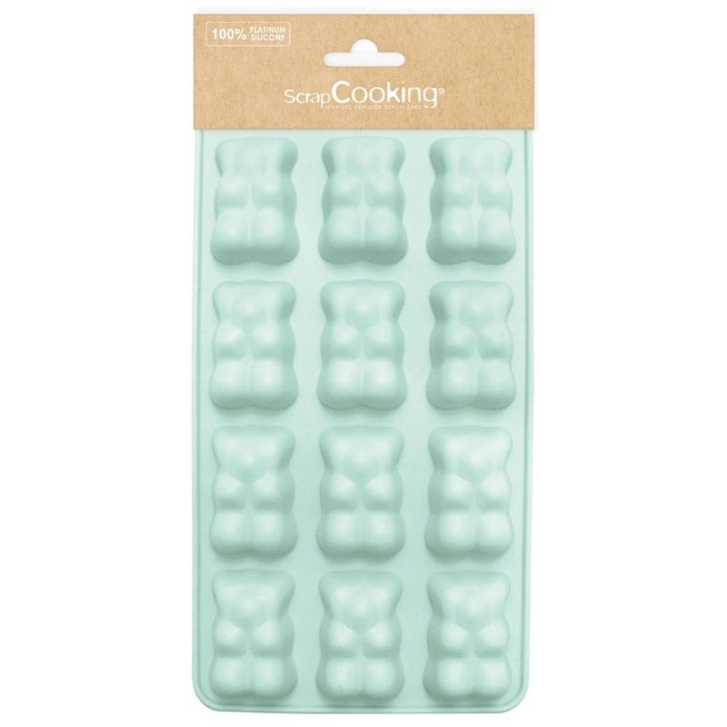 MOULE SILICONE PETITS OURSONS GUIMAUVE - SCRAPCOOKING