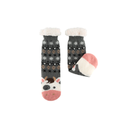 CHAUSSETTES SHERPA - VACHE - DERRIERE LA PORTE