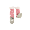 CHAUSSETTES SHERPA - CHAT COEUR - DERRIERE LA PORTE