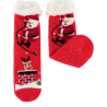 CHAUSSETTES SHERPA PÈRE NOËL CHEMINÉE - DERRIÈRE LA PORTE