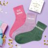 COFFRET TRIO CHAUSSETTES PAILLETTES JOLIE MAMAN