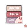COFFRET TRIO CHAUSSETTES PAILLETTES PRINCESSE CONNASSE FABULEUSE