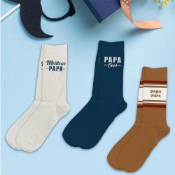 COFFRET TRIO CHAUSSETTES - PAPA PARFAIT