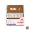 Coffret Trio de Chaussettes à paillettes - Bichette, Cocotte, Chaton.