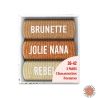 Coffret Trio de Chaussettes à Paillettes - Brunette, Jolie Nana - Rebelle