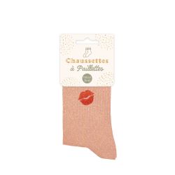 Chaussettes à paillettes - Bisous