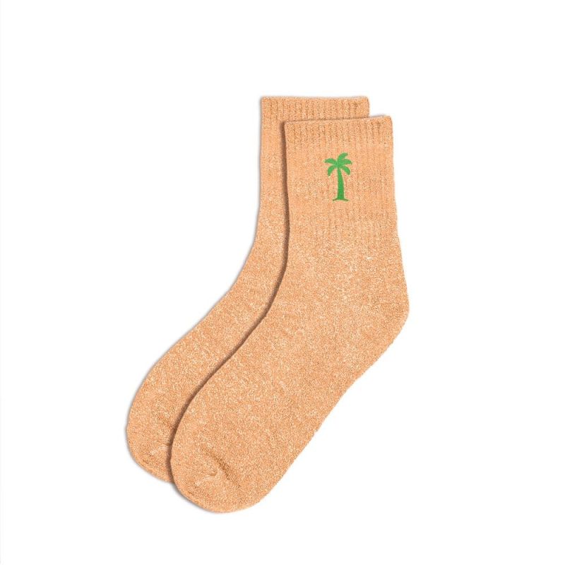 Chaussettes à paillettes - Palmier