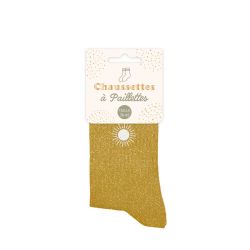 Chaussettes à paillettes - Soleil