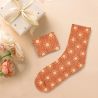 Chaussettes à paillettes - Orange Soleil