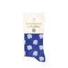 Chaussettes à paillettes - Bleu coquillage