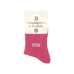 Chaussettes à paillettes - Têtue
