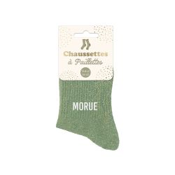 Chaussettes à paillettes - Morue