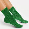 Chaussettes feston à paillettes - Vert