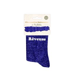 Chaussettes feston à paillettes - Rêveuse