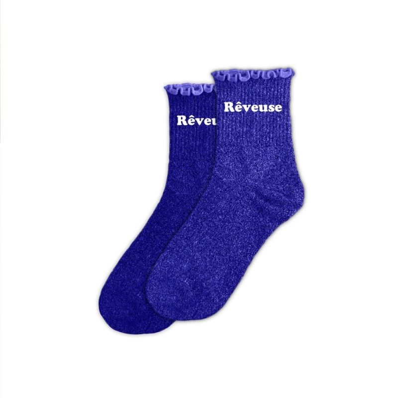 Chaussettes feston à paillettes - Rêveuse