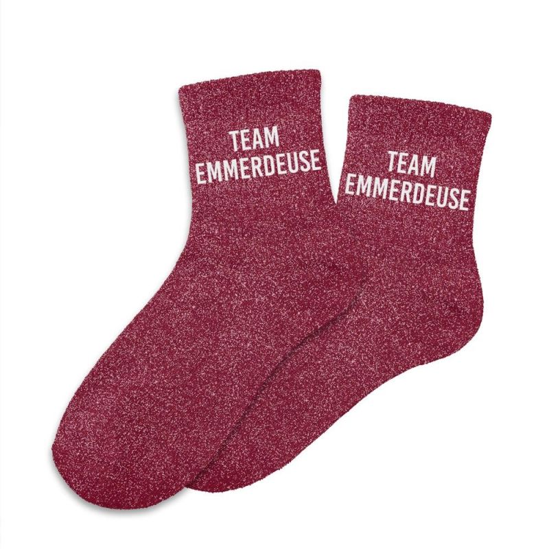 Chaussettes à paillettes - Team Emmerdeuse