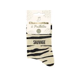 Chaussettes à paillettes - Sauvage