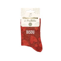 Chaussettes à paillettes - Bisous