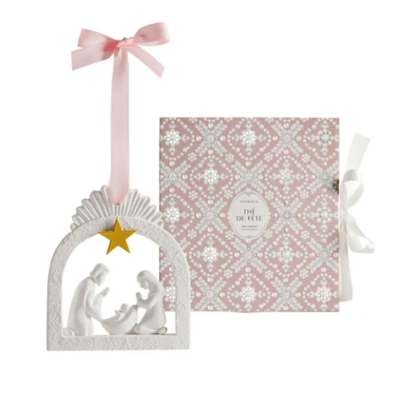 CRÈCHE DE NOEL PARFUMÉE FÊTE NACRÉE THÉ DE FÊTE- M.ATHILDE.M