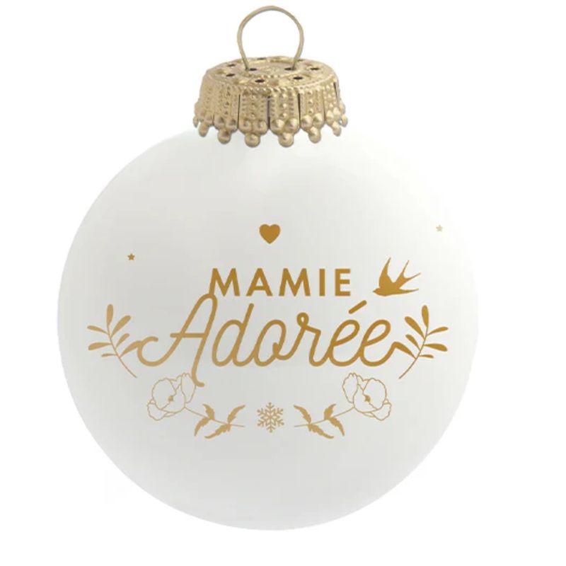 BOULE DE NOËL - MAMIE ADORÉE - BAUBELS
