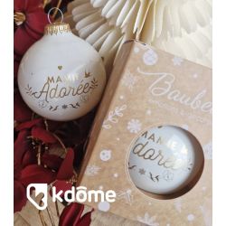 BOULE DE NOËL - MAMIE ADORÉE - BAUBELS