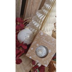 BOULE DE NOËL - JOYEUX NOËL NOUNOU - BAUBELS